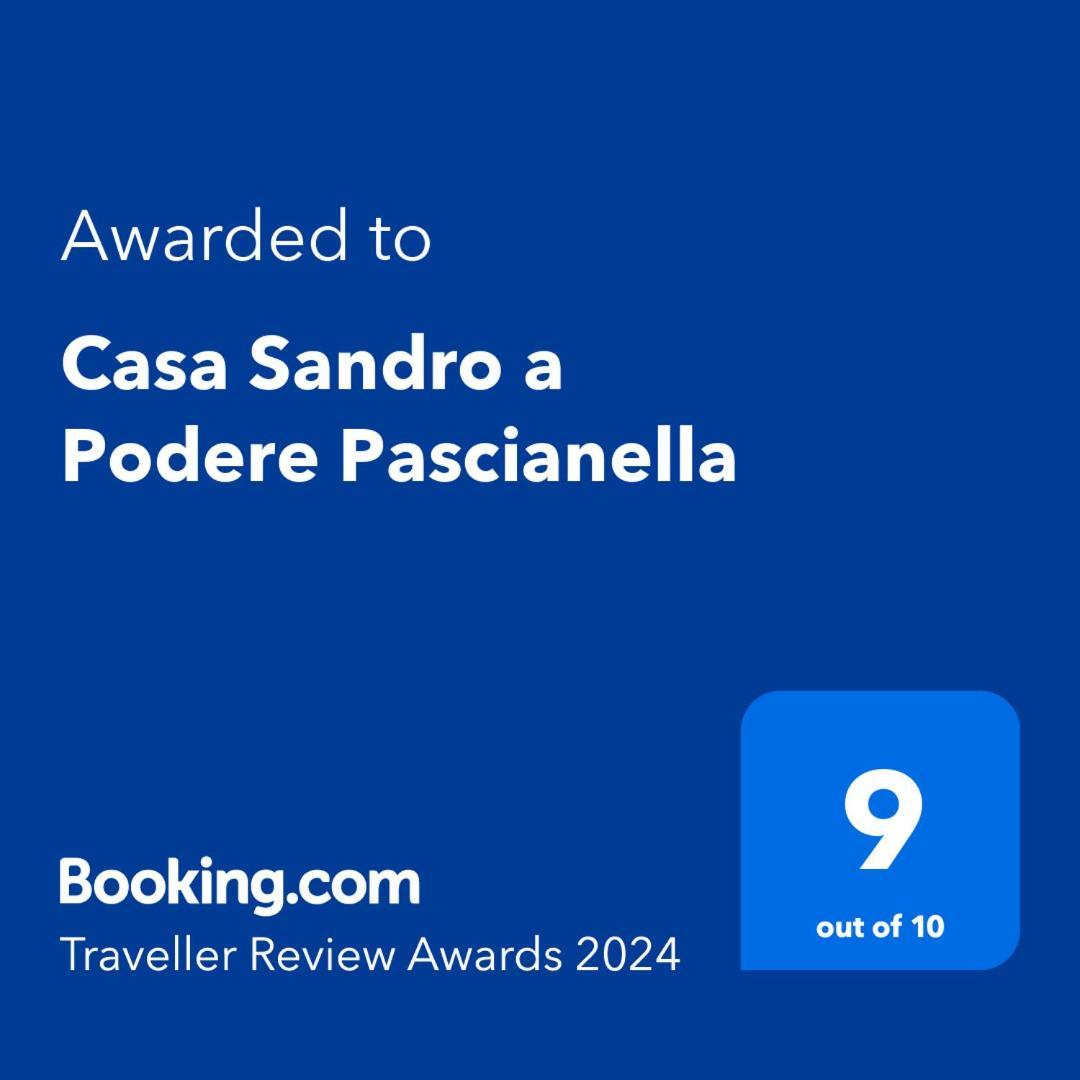 Casa Sandro A Podere Pascianella Villa Castelmuzio Exterior foto